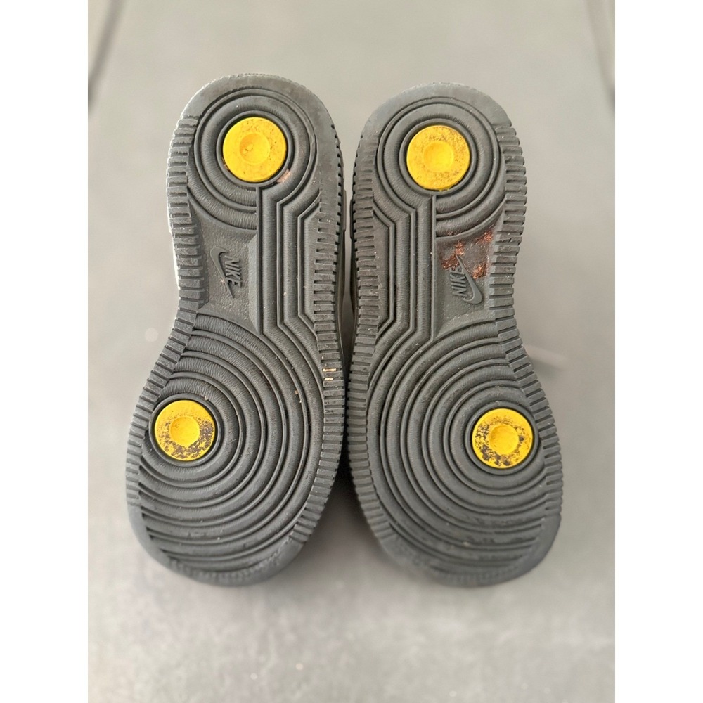 Jordan Flight 23 Cool Grey Del Sol Yellow Elephant Print 323949-071 Kids 10C - Picture 10 of 13